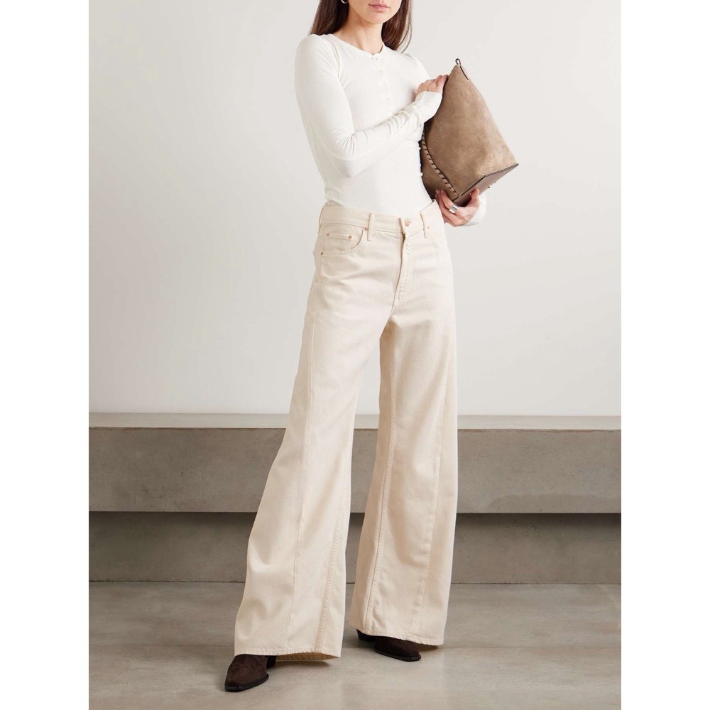Anthropologie SNACKS! The Lemon Twist Sneak high-rise wide-leg jeans NWT SIZE 24